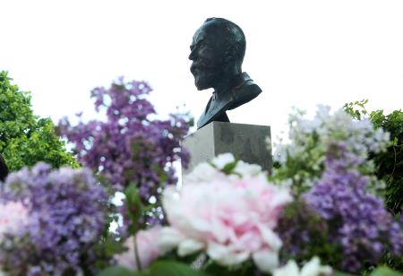 ODKRITJE KIPA FRAN GERBIČ 21 FOTO LJUBO VUKELIČ